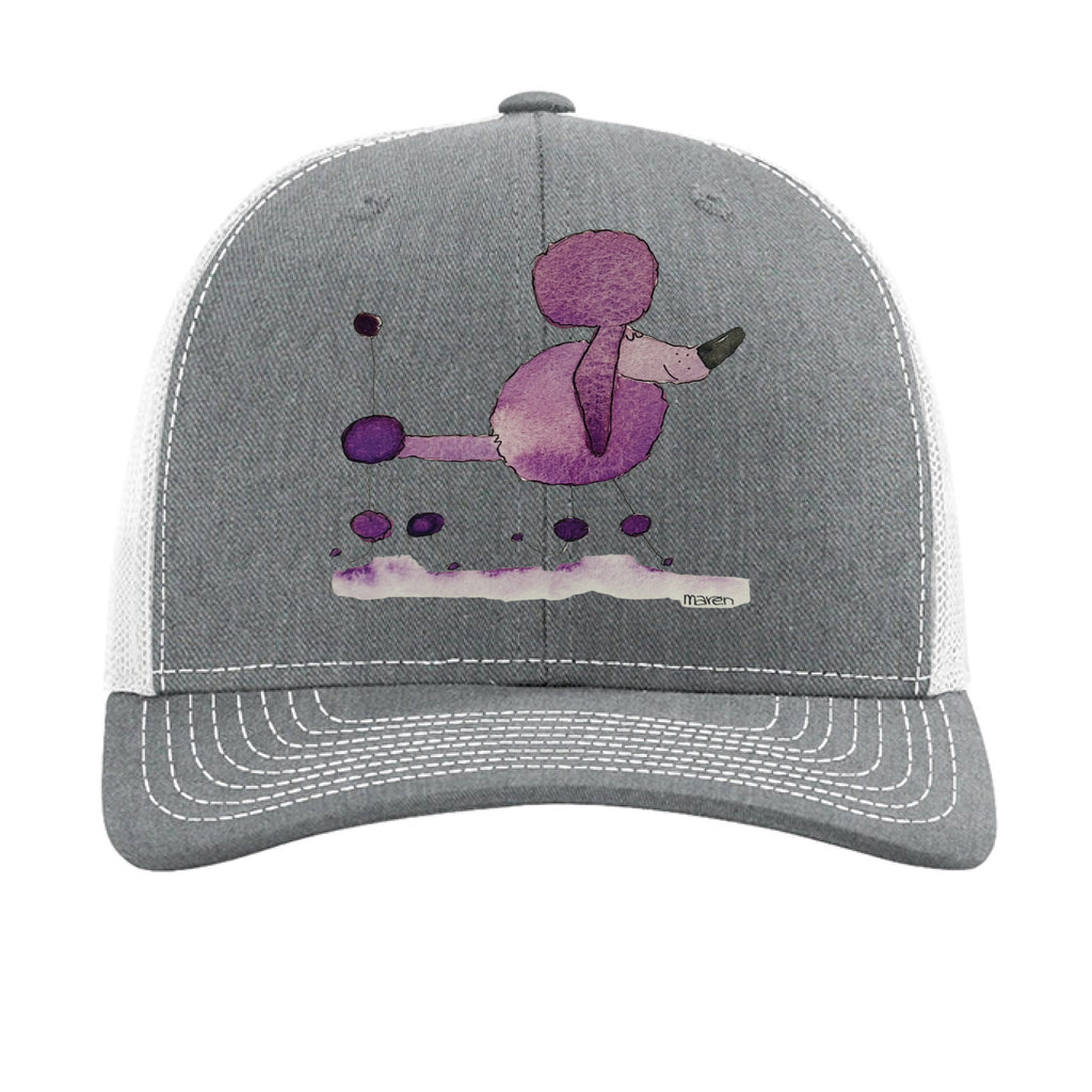 Heather Grey/ White - FRONT