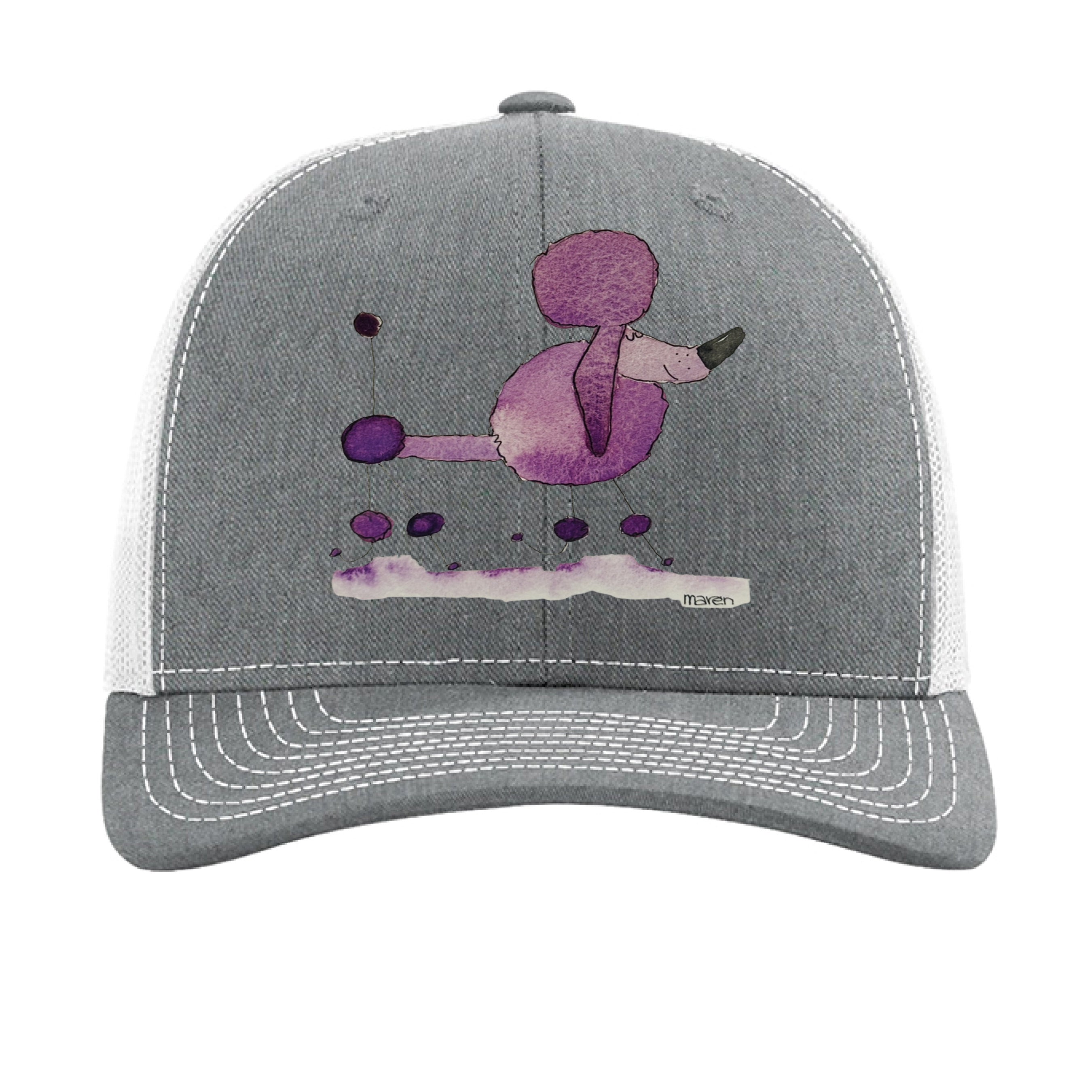 Heather Grey/ White - FRONT