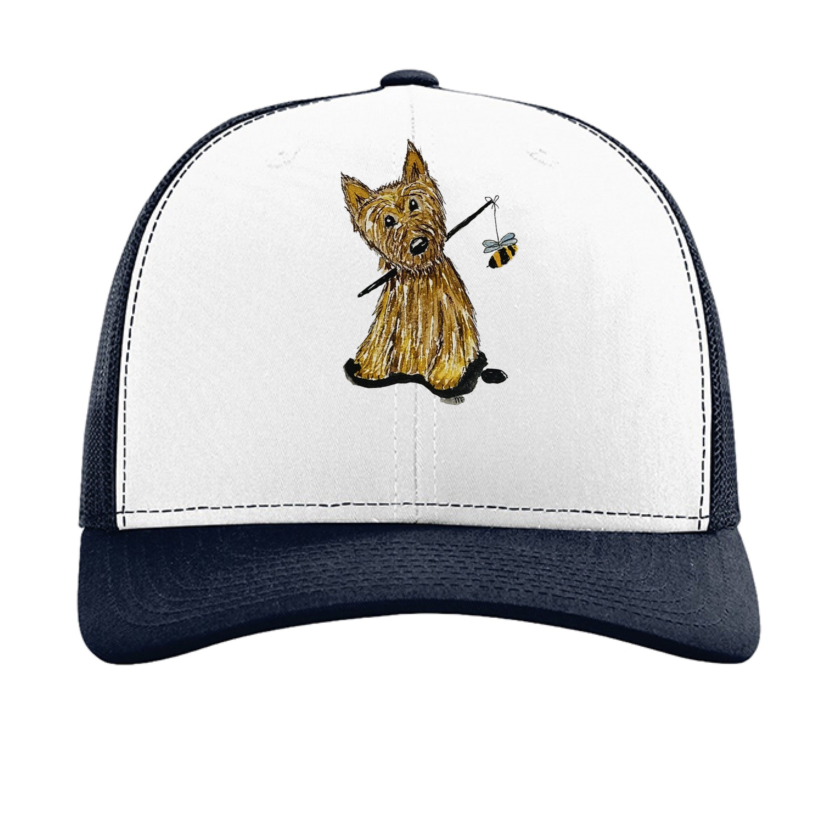 White/ Navy - FRONT