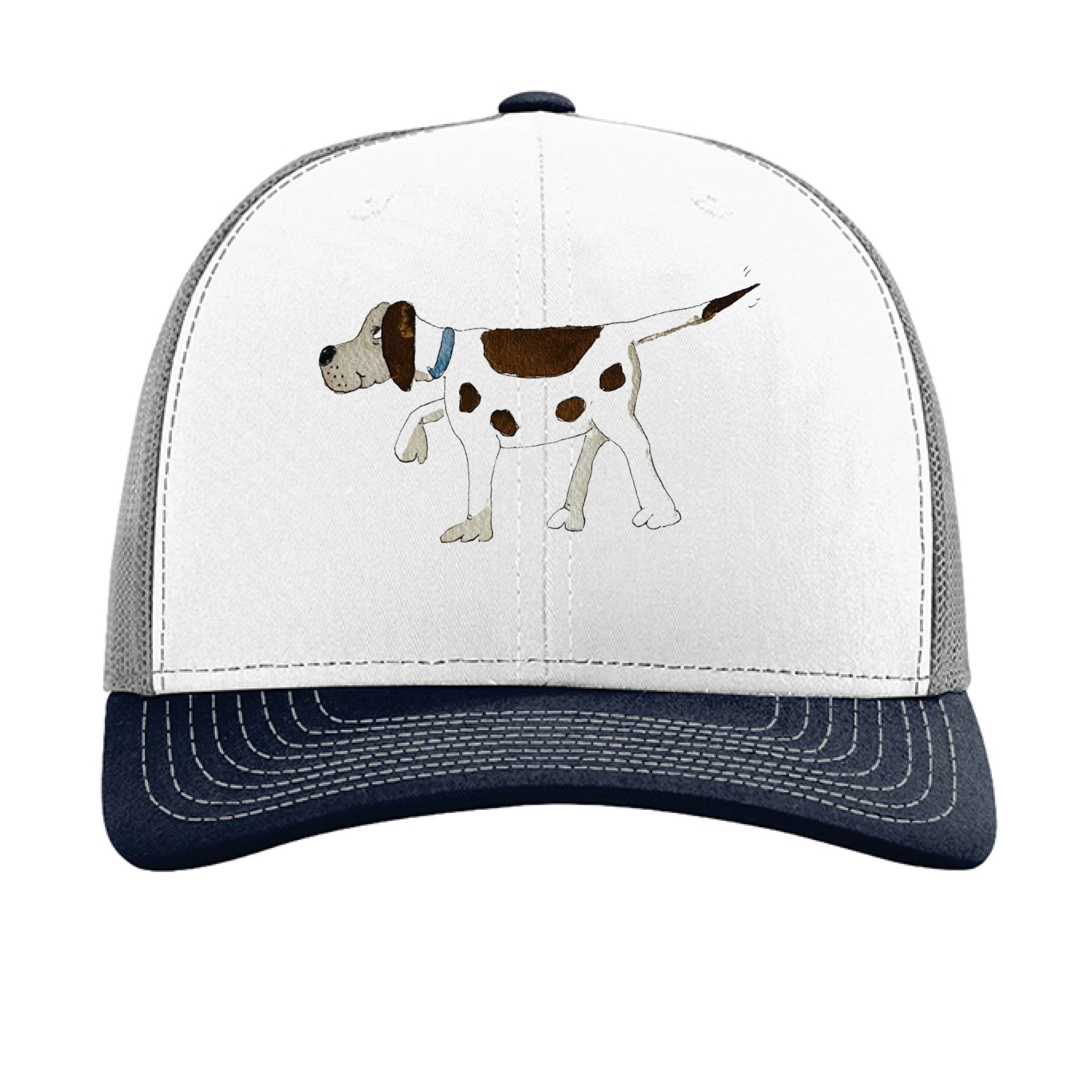 White/ Aluminum/ Navy - FRONT