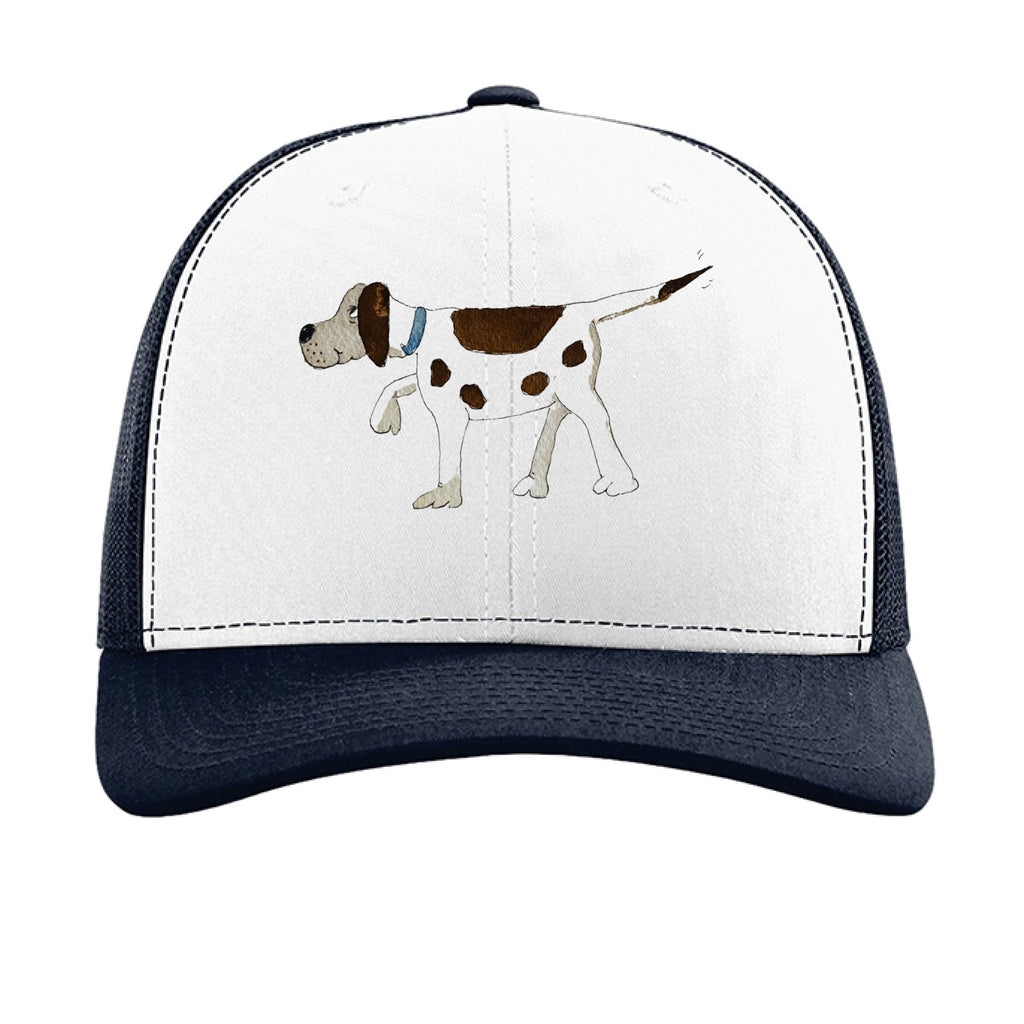 White/ Navy - FRONT