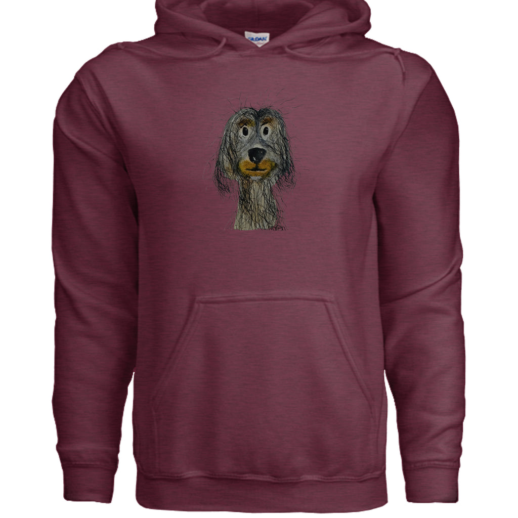 Heather Sport Dark Maroon - G185 - FRONT