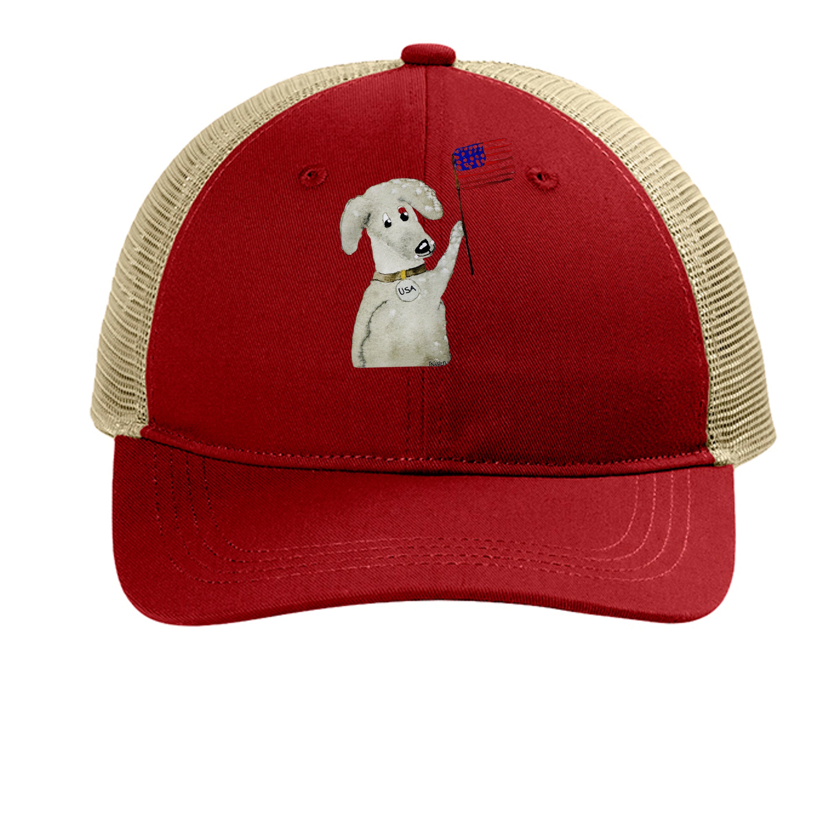 Flame Red/ Tan - C409 - FRONT
